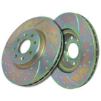 Set of 2 Brake Discs for MB Mercedes CLK Class SLK C E C350