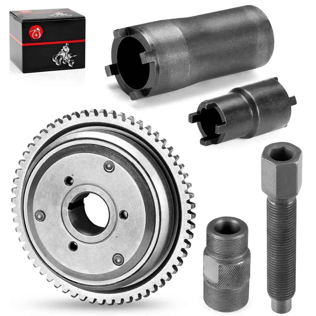 Starter Clutch Flywheel Puller Nut Tool Kit for GY6 Scooter (2000–2015)