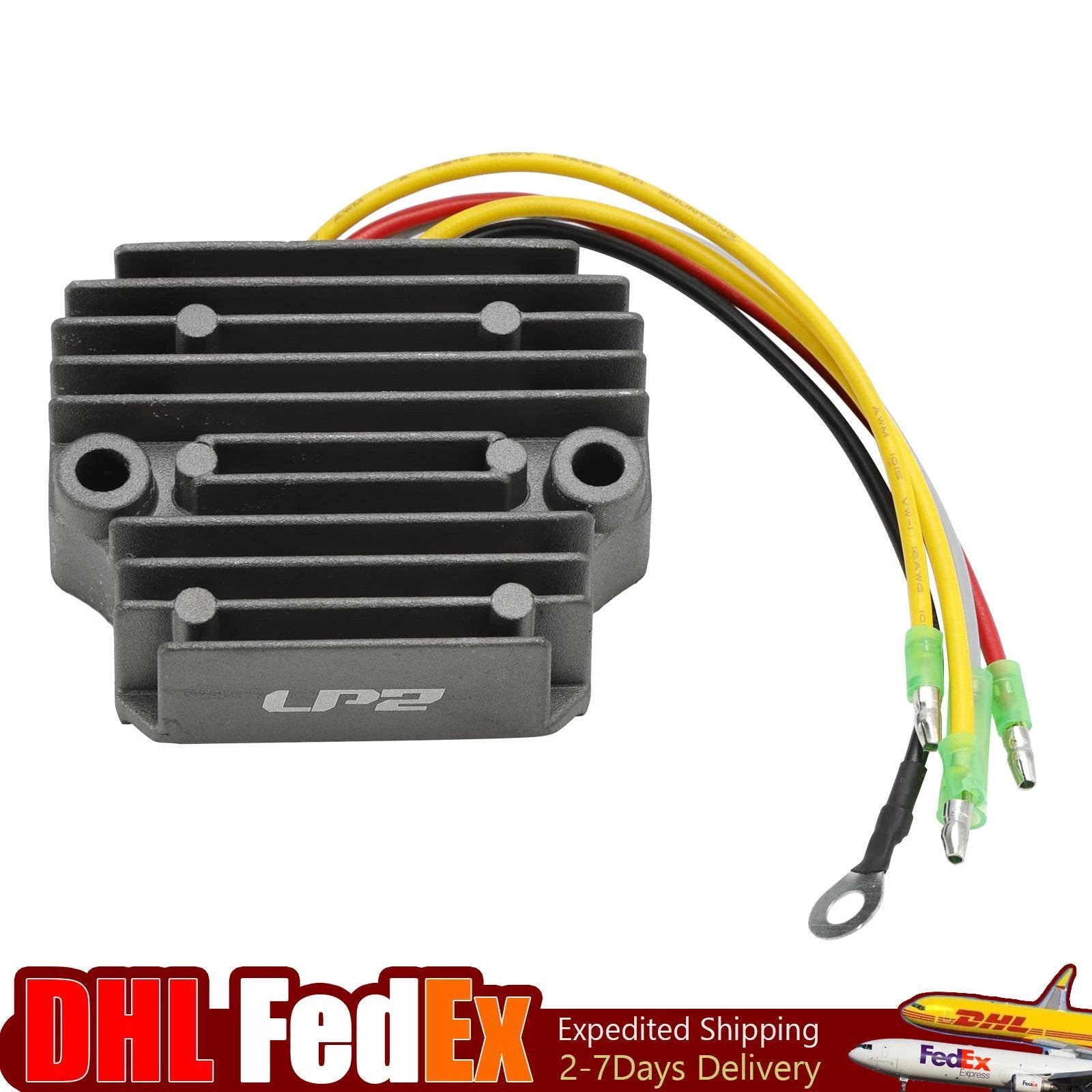 5 Wire Regulator Rectifier Assy for Yamaha F 23Hp 30Hp 40Hp (1998–2008)