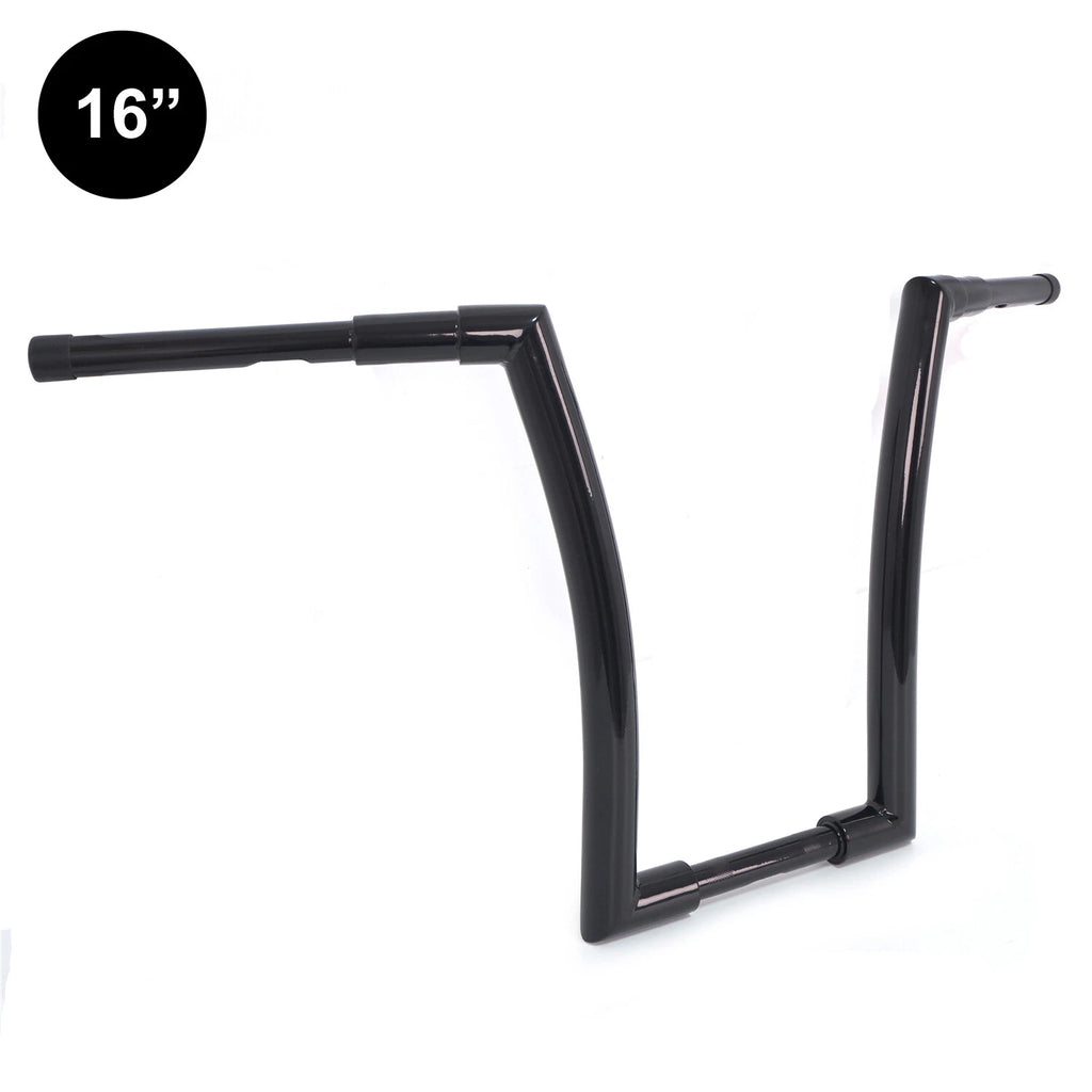 16" Black Ape Fat Hanger 1.5" Handlebar for Harley FLD (2012–2016) FXDB (2013–2017) FXDLS (2016–2017)