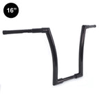 16" Black Ape Fat Hanger 1.5" Handlebar for Harley FLD (2012–2016) FXDB (2013–2017) FXDLS (2016–2017)