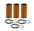 Set of 3 Engine Oil Filters for Audi Porsche Volkswagen V6