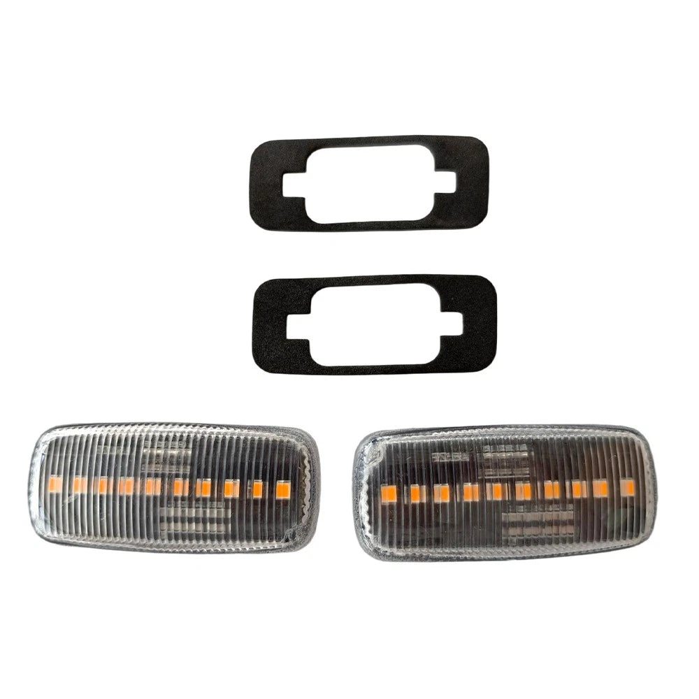 Clear Sequential Side Marker Light for Chrysler 200 300 Dodge Charger Jeep (2011–2023)