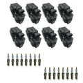 Set of 8 Ignition Coils & 16 Spark Plugs for Mercedes CL55 (1998–2006)