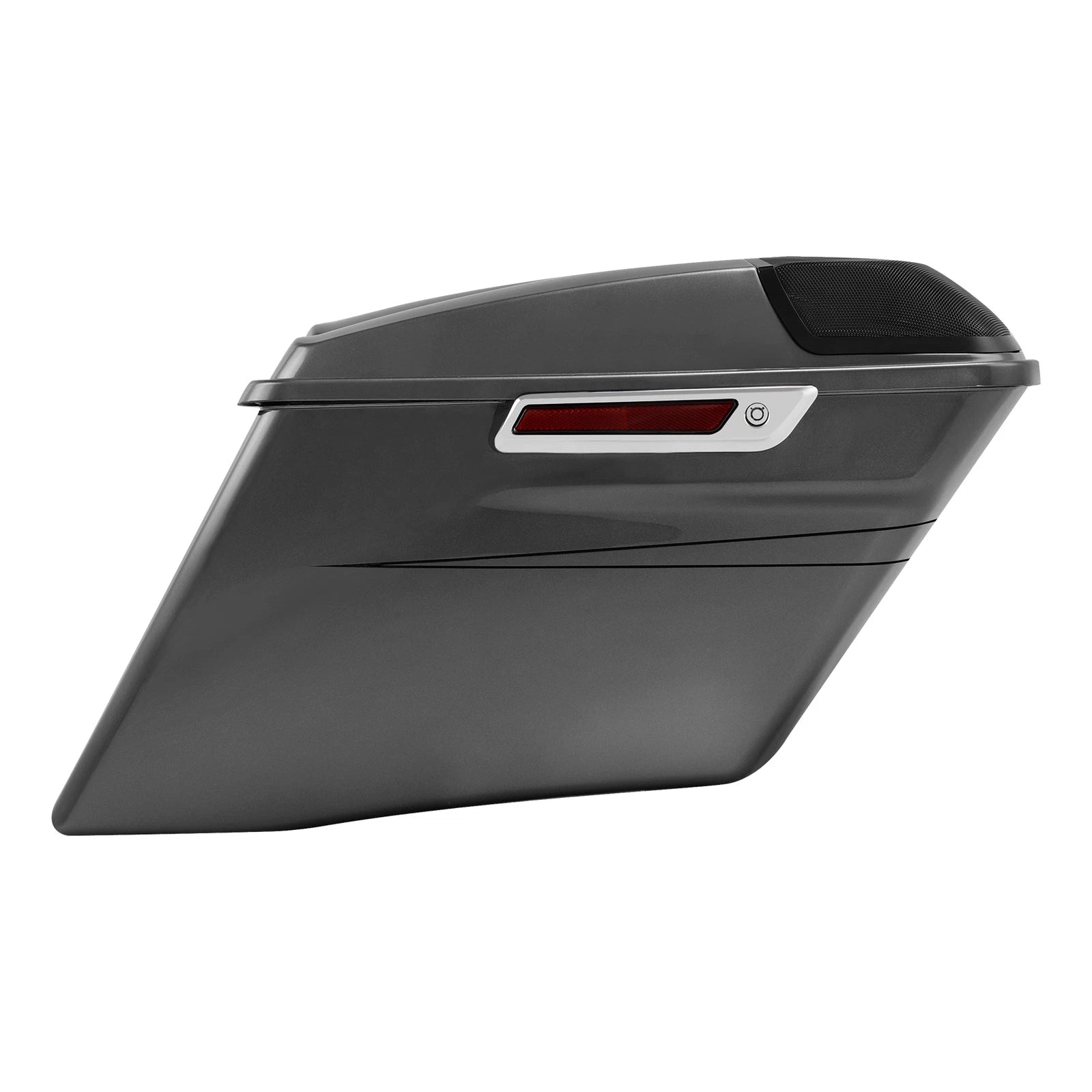 4" Stretched Hard Saddlebags for Harley Electra Glide (2014–2023) Charcoal Pearl