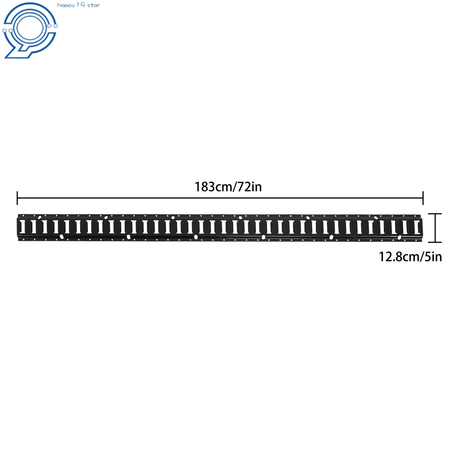E Track Tie Down Rail Kit for Van Trailer (6', Set of 8)