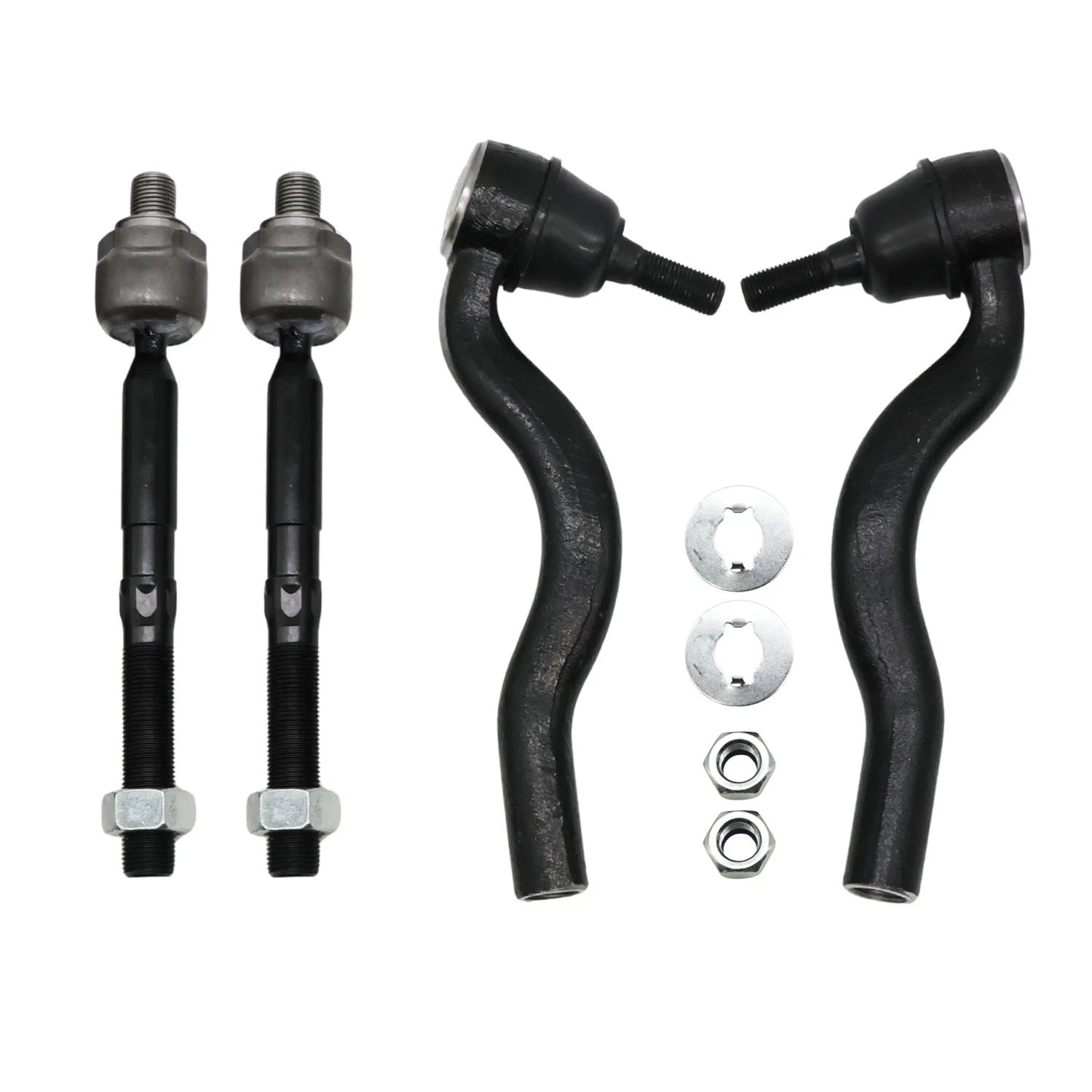 Set of 2 Front Inner Outer Tie Rods for Durango Grand Cherokee (2011–2015)