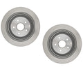 Set of 2 Solid Rear Disc Brake Rotors Dia 310 mm for Lexus Toyota