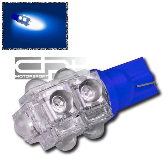 T10 9X Bright Blue LED Interior Dome/Trunk Light Bulb for