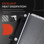 Radiator with Oil Cooler for Ford Ranger, Mazda B2300 (2001–2012)