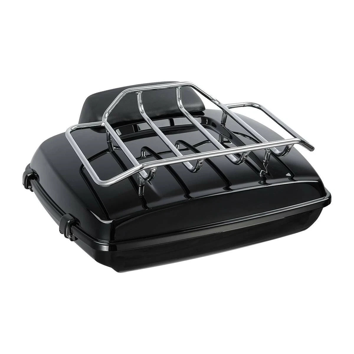 Chrome Trunk Backrest Rack for Harley Touring Road Glide (2014–2026)