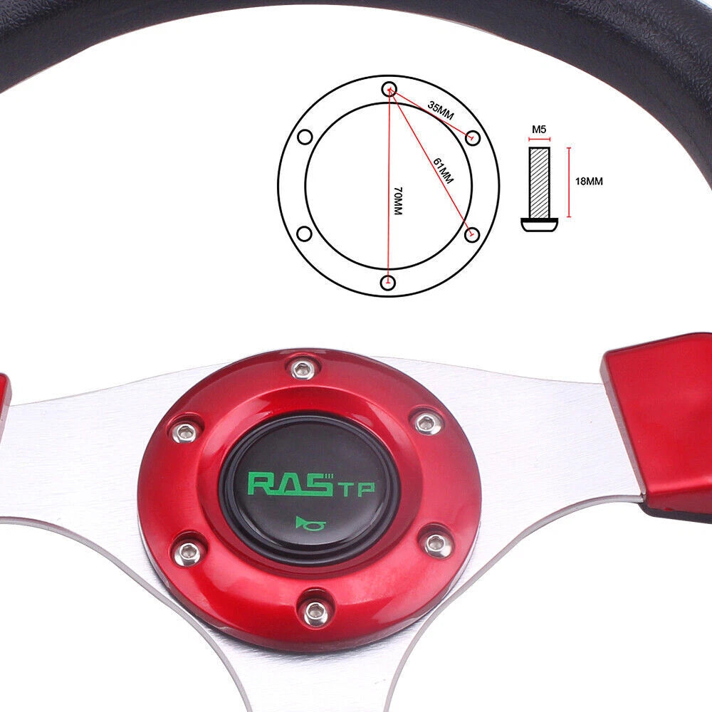 13-Inch Steering Wheel for Auto Racing Drifting