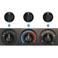 Set of 3 Front HVAC Fan Temperature Control Knob Switch for Toyota Tundra (2000–2006)