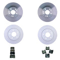 Set of 4 Hella Low-Met Disc Brake Pads for Mercedes W124 E320 (1995)