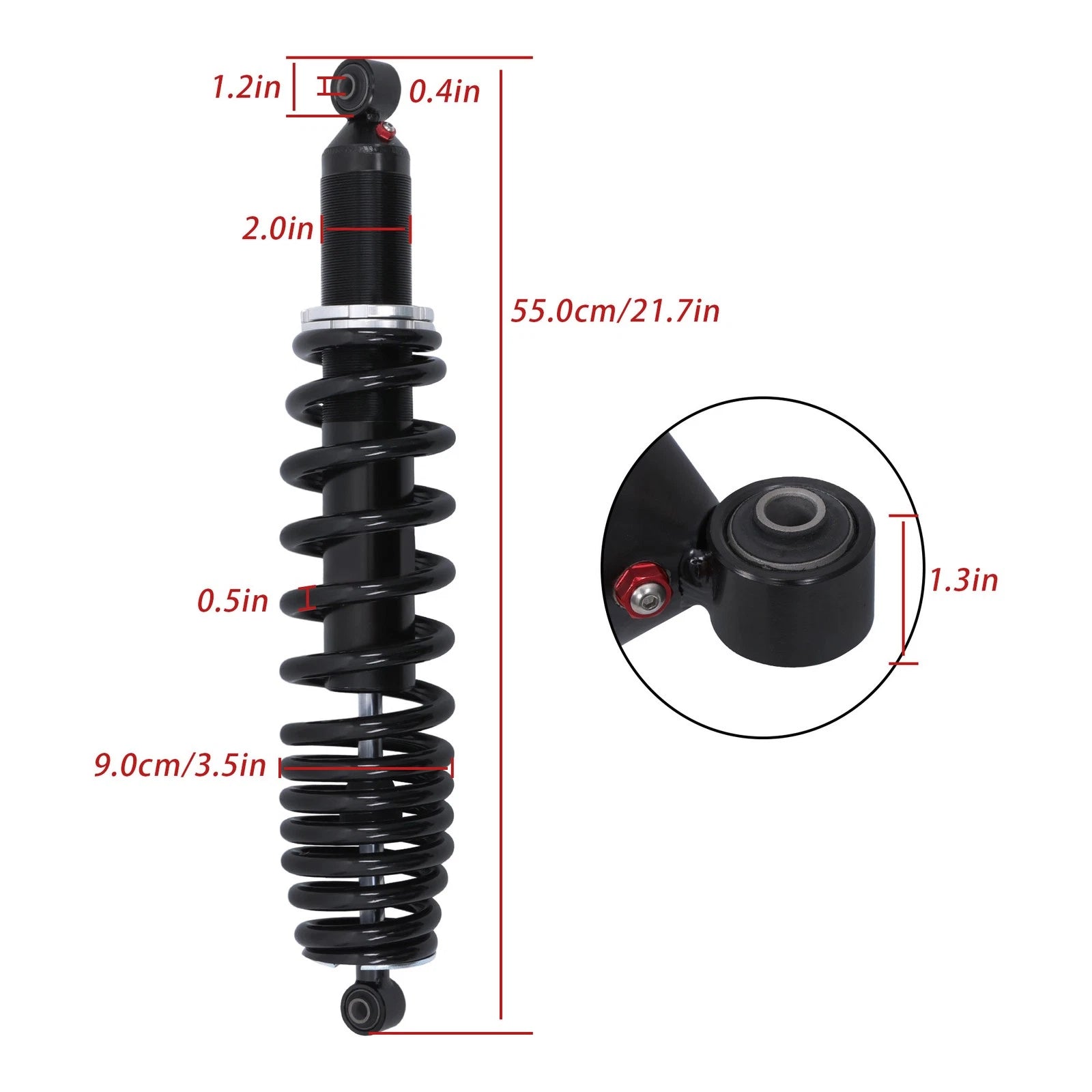 Rear Shocks for Can-Am XMR Defender HD10 & MAX HD10 (2019-2022)