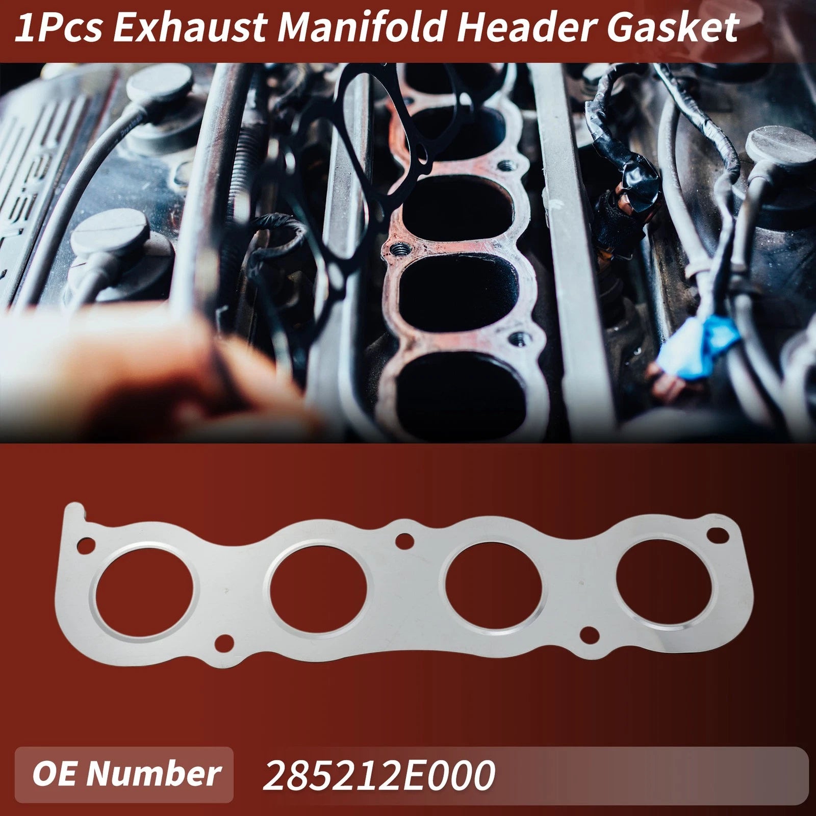 Exhaust Manifold Header Gasket for Hyundai Elantra (2011–2020) No.285212E000