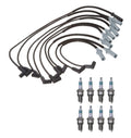 Denso 7mm Wire Set & 8 Iridium Power Spark Plugs for Dodge 5.9L V8 (1998–2003)