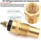Electric Fan Thermostat Switch for Car Engine Cooling - Hexagonal Nut