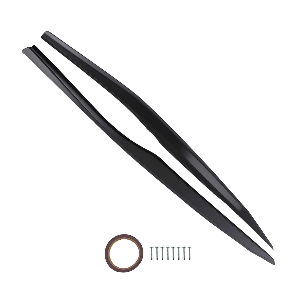 Black Side Skirt Panel Extension for Chevy Corvette C7 Z06 Stingray (2014–2019)
