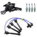 Set of 4 Hitachi Ignition Coils & NGK Spark Plugs for Elantra L4