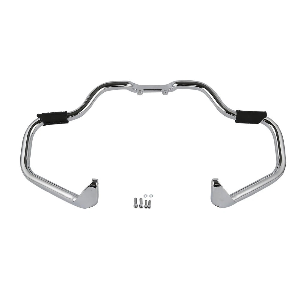 Chrome/Black Engine Guard Crash Bar for Indian Chieftain (2014–2025)