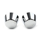 Chrome Front Axle Cap Nut Covers for Harley Sportster Dyna Road Glide