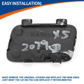 Tow Hook Cover Front Bumper for BMW 1 Series Black