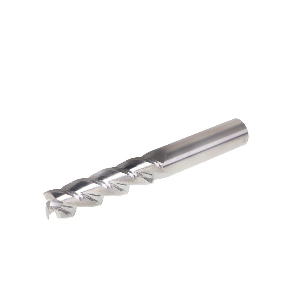 3 Flute Long Length Carbide End Mill for Aluminum (1/2")