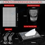 Rhinestone Diamond Girl Accessories for Universal Car Interior (-)