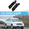 Pair of Front Bumper Bracket 71193-SWA-003 for Honda CR-V (2007) Plastic Black
