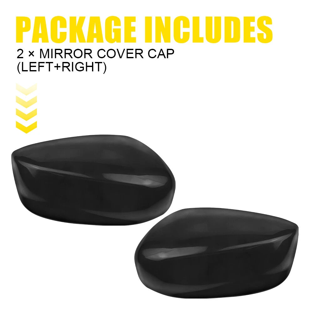Set of 2 Side Mirror Cover Caps for Honda Accord (2008–2013)