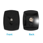 2X Tripod Quick Release Plate Screw Adapter for DSLR SLR Cameras