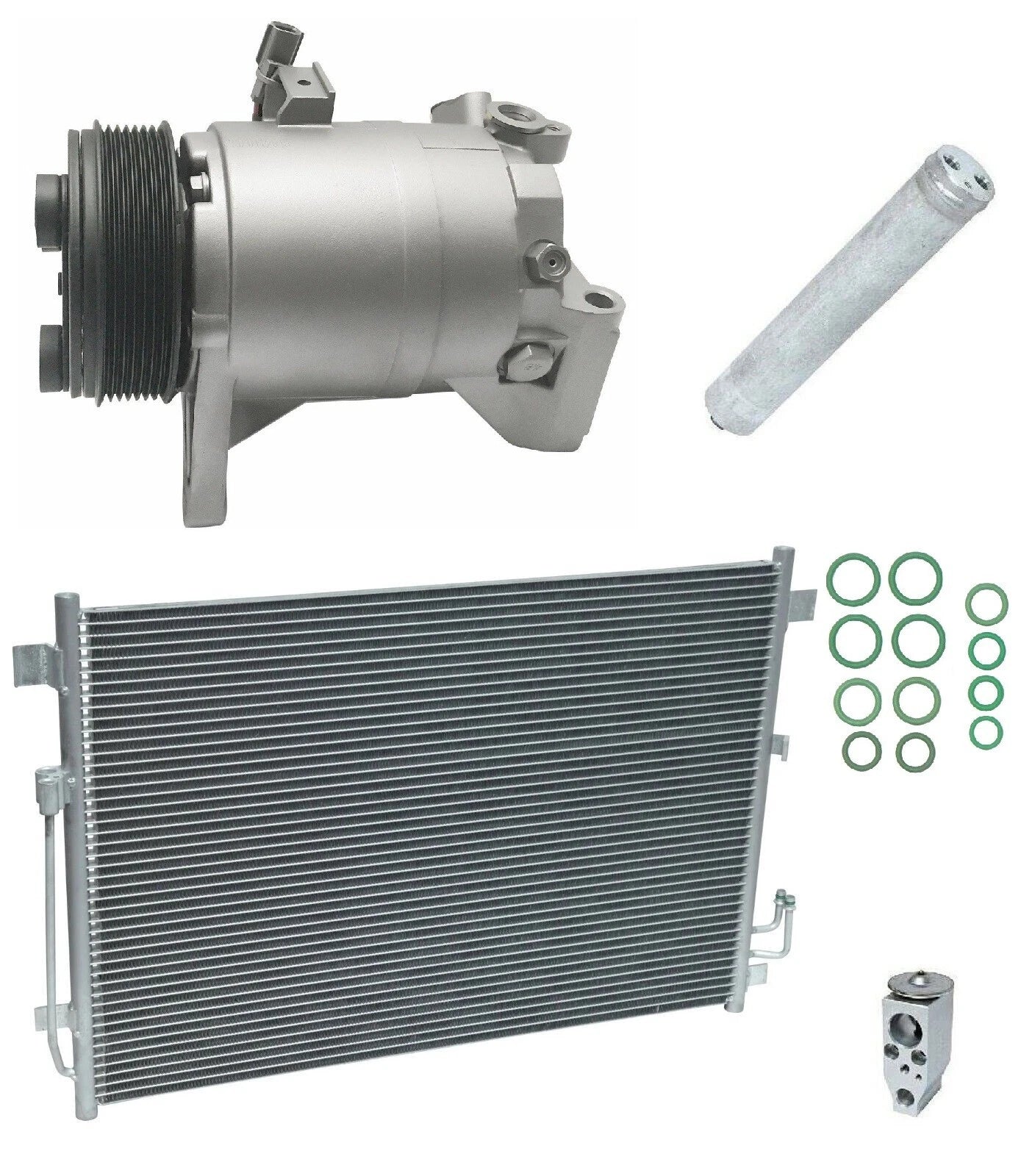 AC Compressor Kit with Condenser for Nissan Quest 3.5L (2012–2019)
