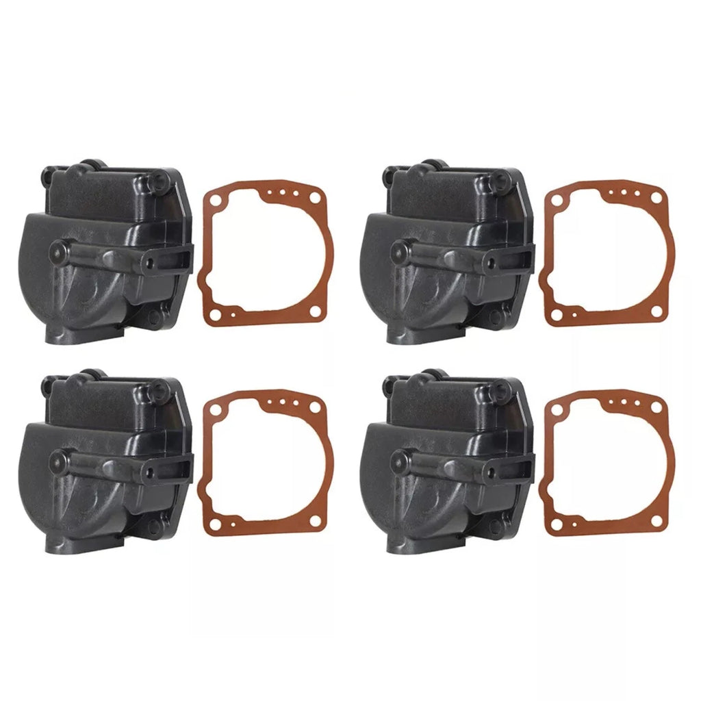 Set of 4 Carburetor Float Bowl Chamber & Gasket for OMC Johnson Evinrude 433000