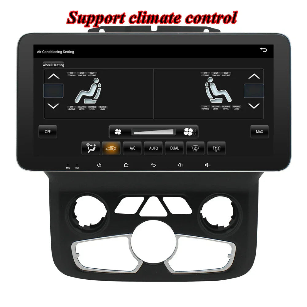 10.33" Android 13 Stereo Radio GPS for RAM 1500 2500 3500 4500 5500 (2013-2023)