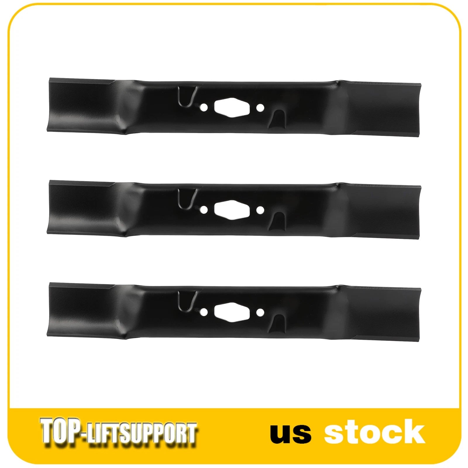3Pcs Low Lift Blades for MTD Troy-Bilt 50" Deck