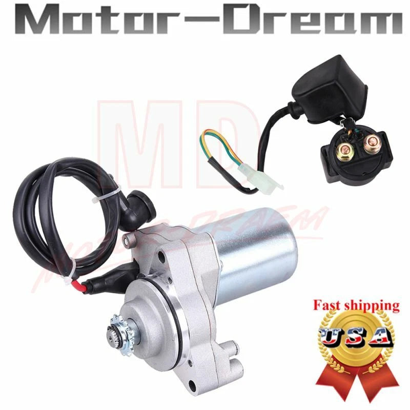 3 Bolt Starter & Solenoid Relay for Taotao Sunl ATV (50cc–125cc)