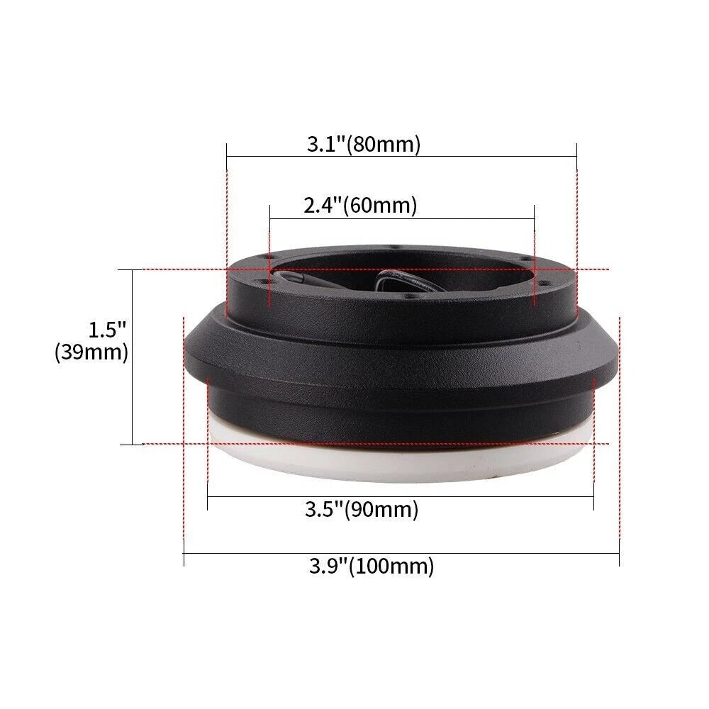 1.5" Short Hub Adapter for Honda Prelude EK RSX Accord CRZ (1990–2020)