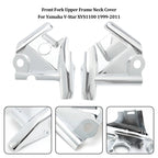 Chrome Front Fork Upper Frame Neck Cover for Yamaha V-Star XVS1100 (1999–2011)