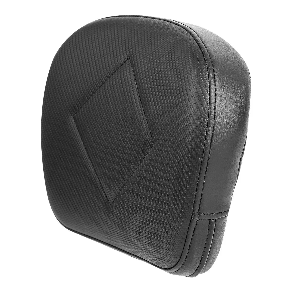 Black Rear Passenger Backrest Pad for Harley Street Electra Road King Glide