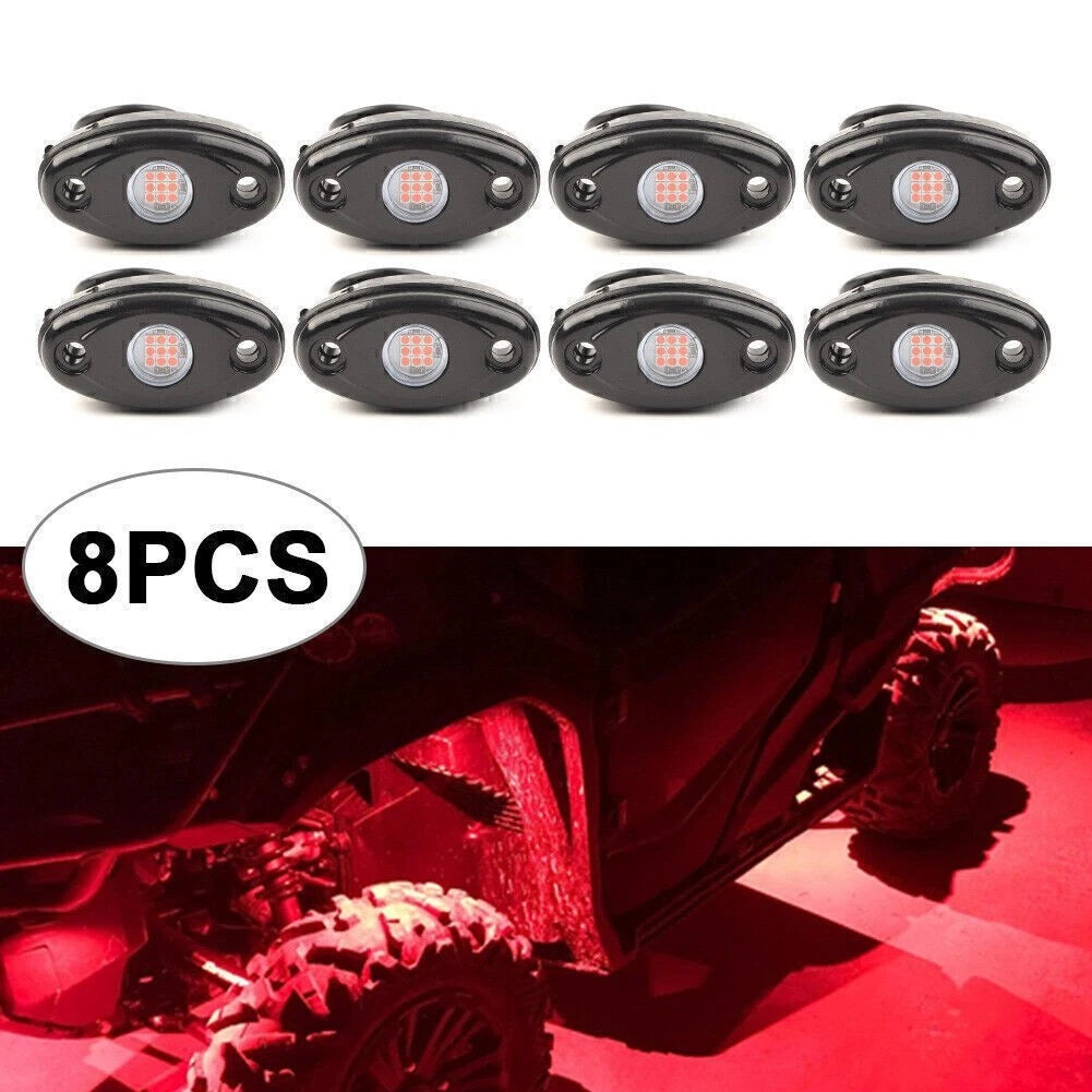 9W Red LED Rock Light for Jeep (Offroad Truck, Under Body)