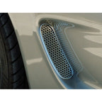 2pc Perforated Stainless Vent Grilles Replacement for 1997-2004 Chevy Corvette C5