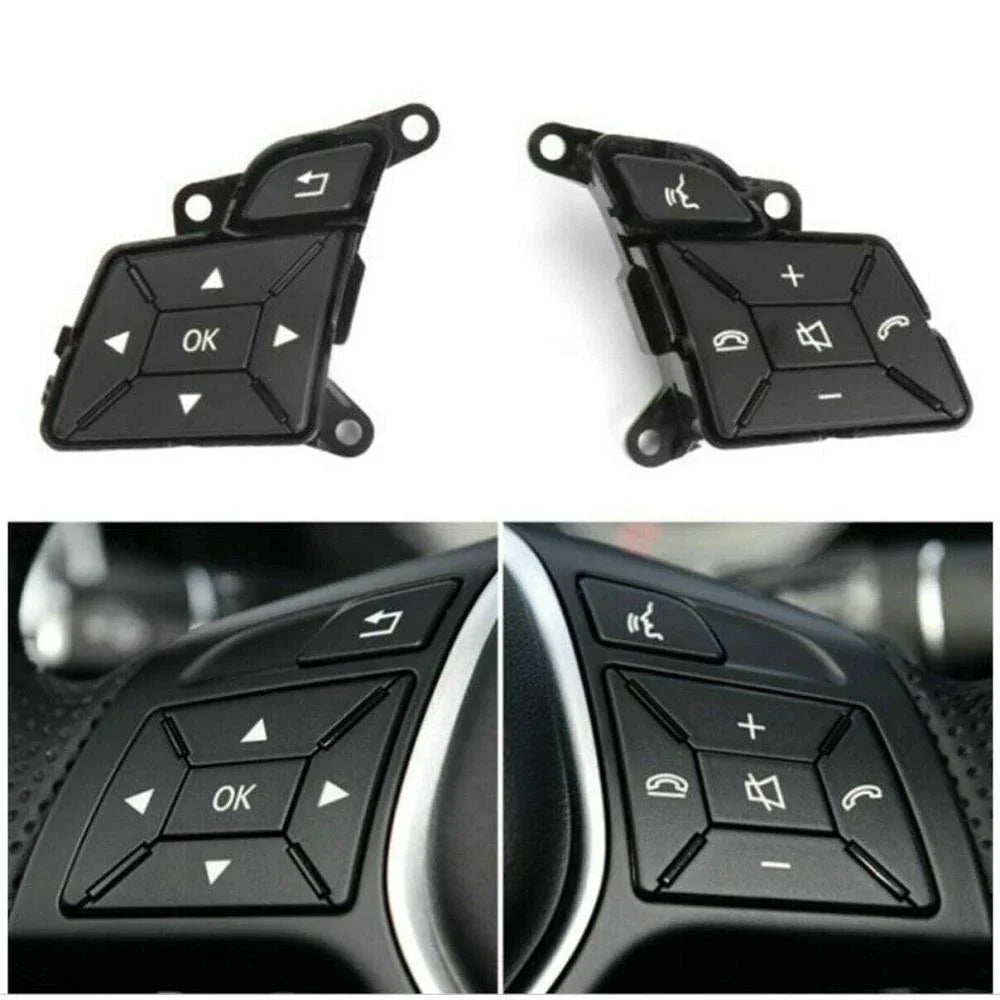 2 x Steering Control Button for Benz W204 X204 W212 (2007-2016)