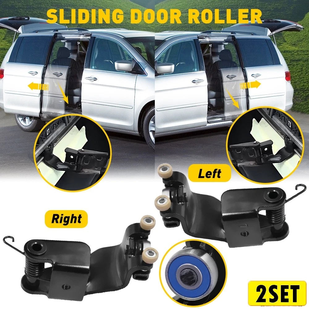 2X Center Mount Sliding Door Rollers for Honda Odyssey (2005–2010)