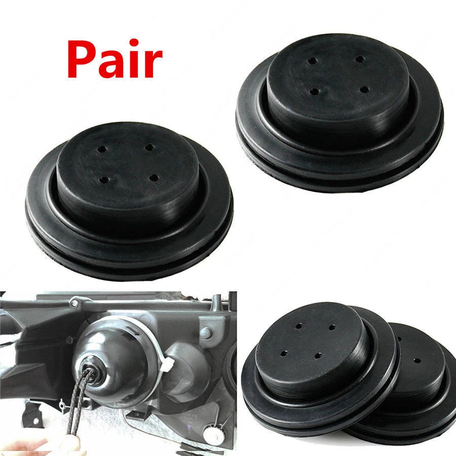 LED HID Headlight Rubber Housing Seal Dust Caps for Universal (2010–2020)