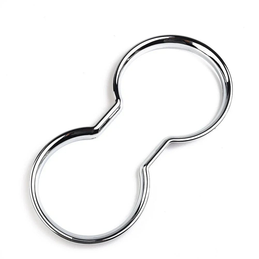 Replacement Cup Holder Trim Silver Water ABS Center Chrome Cover (2011���2018)