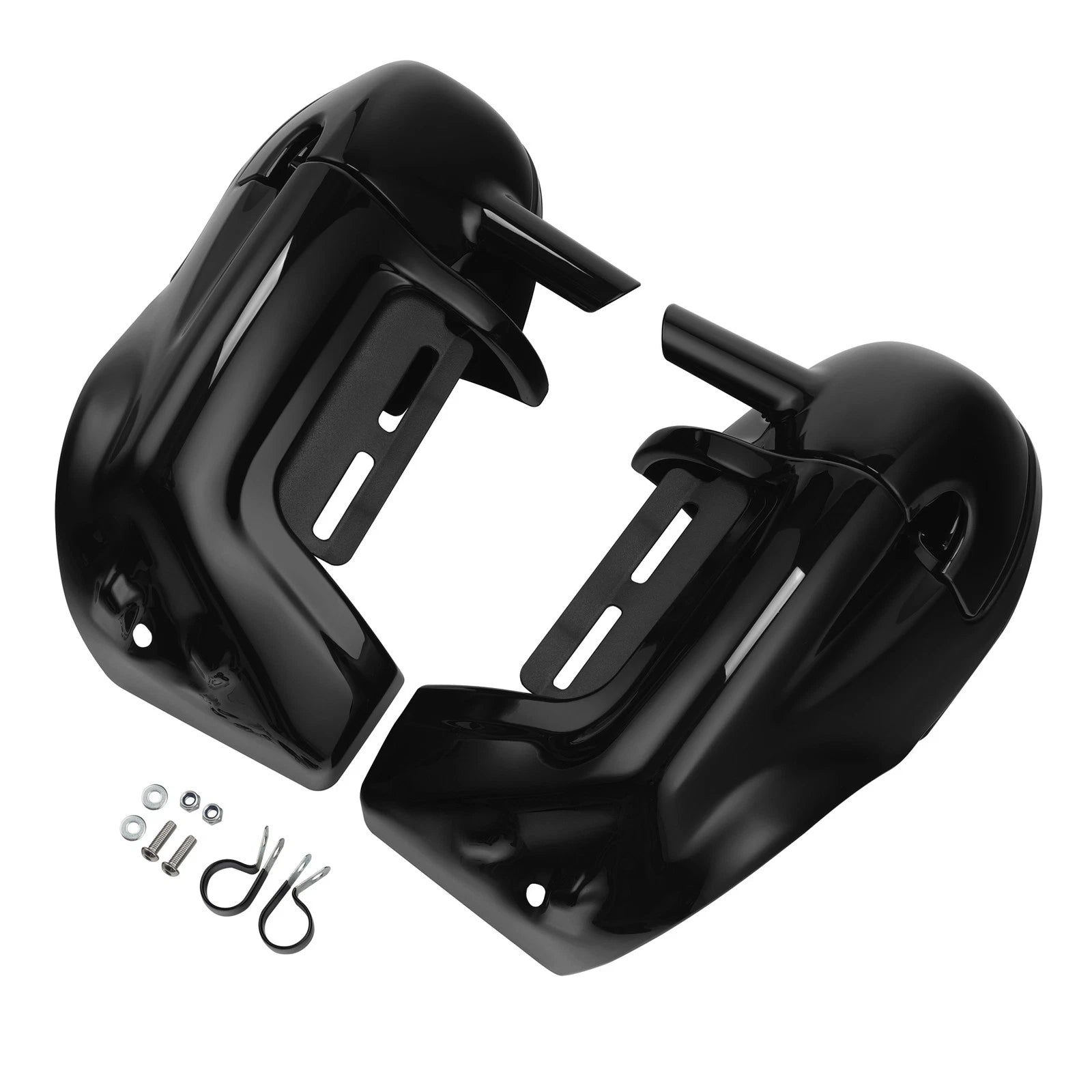 Lower vented leg fairing + 6.5'' speakers w/ grills for Harley Touring (1983–2013)