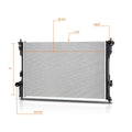 Aluminum OE Style Radiator for Ford Flex/Lincoln MKT 2013–2019 DPI-13522