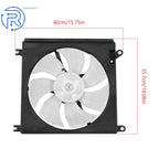 Cooling Fan Assembly with Shroud for Suzuki Aerio (2002-2005)