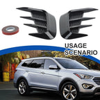 Car Side Vent Trim for Front Bumper (Soft Rubber)
